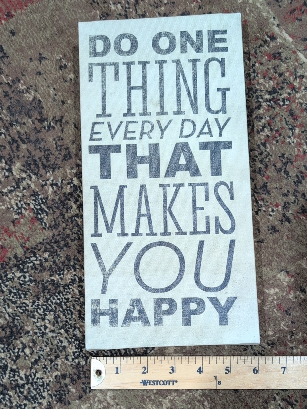 Generic Black and Cream Inspirational Wall Art - Brand Unspecified